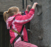 Rebekka Rock Climbing